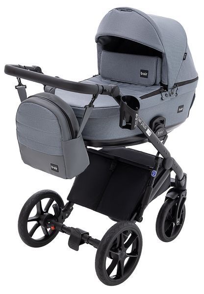 Коляска 2 в 1 Bair Kiwi Plus Soft BKP-218 серый 680903 фото