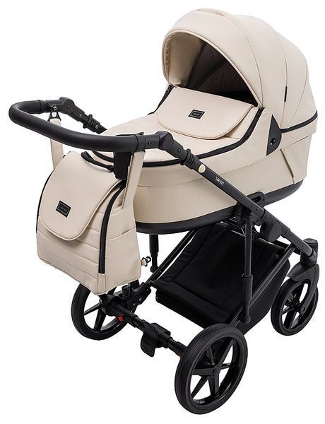 Коляска 2 в 1 Adamex Locco Eco SA-8 бежевый 681029 фото