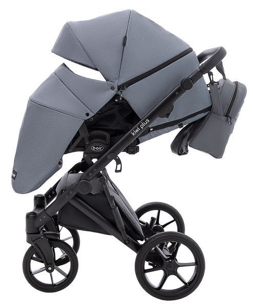 Коляска 2 в 1 Bair Kiwi Plus Soft BKP-218 серый 680903 фото