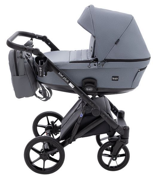Коляска 2 в 1 Bair Kiwi Plus Soft BKP-218 серый 680903 фото
