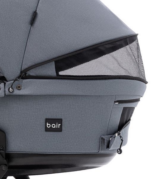 Коляска 2 в 1 Bair Kiwi Plus Soft BKP-218 серый 680903 фото