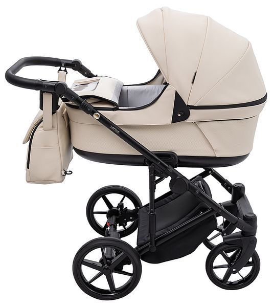 Коляска 2 в 1 Adamex Locco Eco SA-8 бежевый 681029 фото