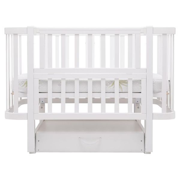 Ліжко Babyroom Місяць LU-3 маятник, шухляда білий 681894 фото