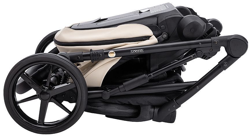 Коляска 2 в 1 Adamex Locco Eco SA-8 бежевый 681029 фото