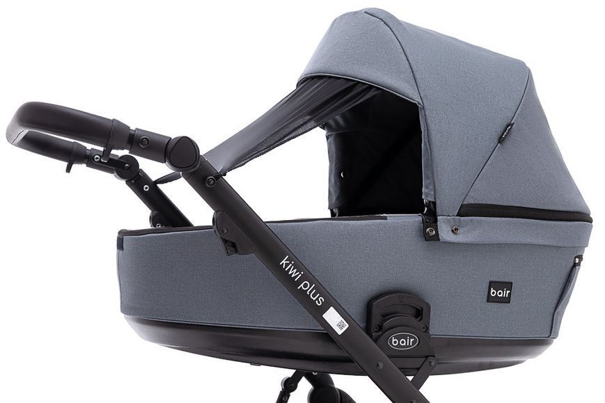 Коляска 2 в 1 Bair Kiwi Plus Soft BKP-218 серый 680903 фото