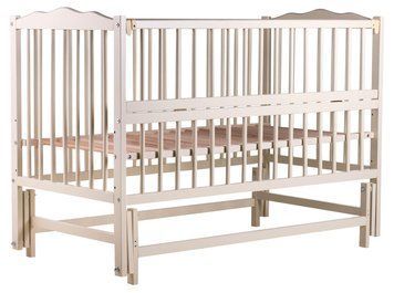 Ліжко Babyroom Веселка DVMO-2 маятник, відкидний бік бук слонова кістка 622003 фото