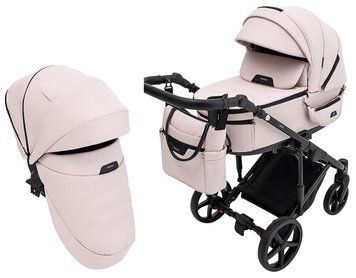 Коляска 2 в 1 Adamex Zico Eco Sa-15 розовый пудра 680854 фото