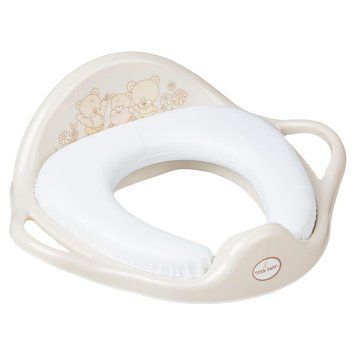 Накладка на унітаз м'яка Tega TEDDY BEAR Soft Toilet trainer MS-020-119 beige (бежевий) 681413 фото