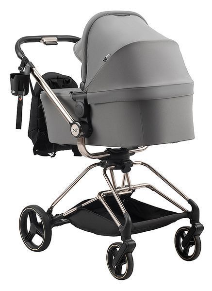 Коляска 2 в 1 Bair Moon Gold Edition MG-02 темно-сірий 680935 фото