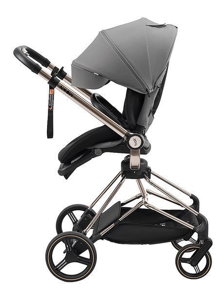 Коляска 2 в 1 Bair Moon Gold Edition MG-02 темно-сірий 680935 фото