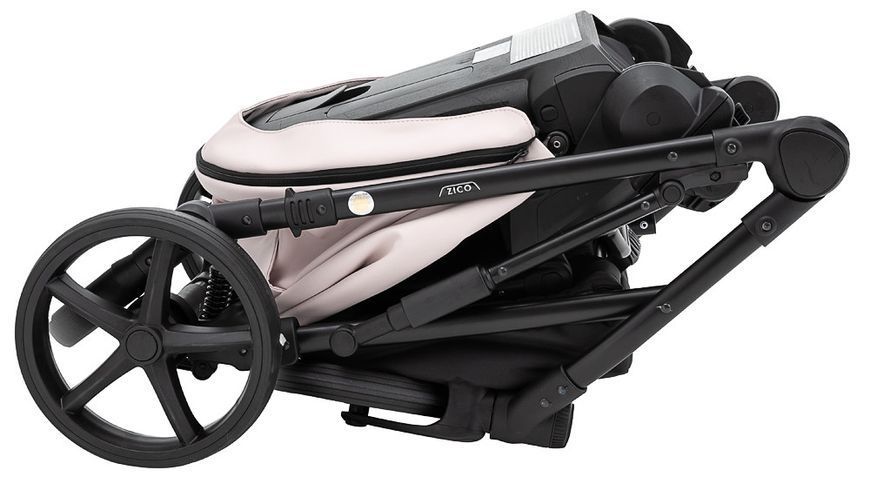 Коляска 2 в 1 Adamex Zico Eco Sa-15 розовый пудра 680854 фото