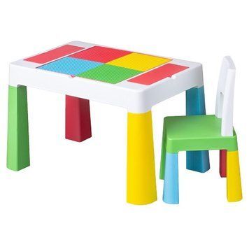 Комплект стіл та стілець Tega Multifun ECO set (table, 1 chair) MF-004-134 multicolor (мультиколір) 681541 фото
