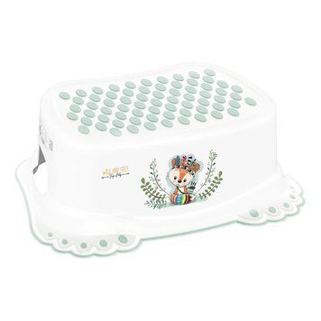 Підніжка Tega WILD & FREE Anti-slip Footstool LITTLE FOX DZ-006-103-LISEK-Z white / green (білий / зелений) 681312 фото