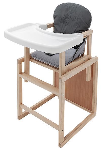 Стульчик-трансформер Babyroom Винни-230 eko графит / серый (мишка с будильником) 680572 фото