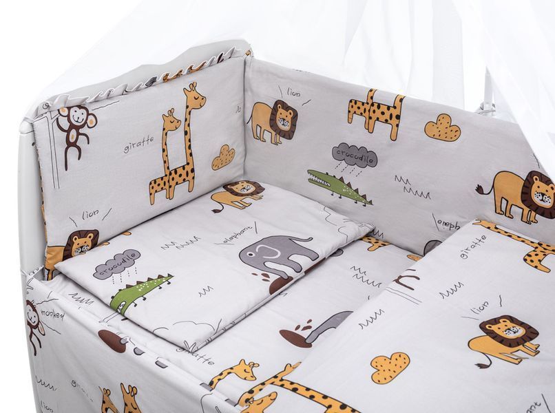 Детская постель Babyroom Gold RG-08 серый (африка) 681934 фото
