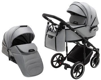 Коляска 2 в 1 Adamex Porto Light Tip TK-83 сірий 625822 фото