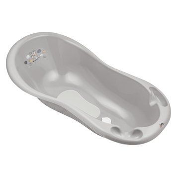 Ванна 100 см з пробкою і антиковзаючим килимком Maltex Zebra Bathtub 100 cm with plug and anti-slip mat 6753_90 gray (сірий) 681229 фото