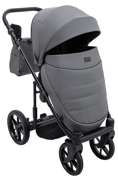 Коляска 2 в 1 Adamex Locco Eco SA-4 темно-серый 681027 фото