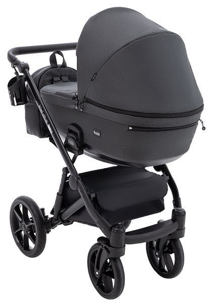 Коляска 2 в 1 Bair Kiwi Plus Soft BKP-219 графит 680904 фото