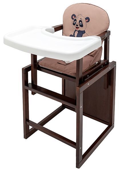Стільчик-трансформер Babyroom Пеппі тонований капучино / шоколад (панда) 681109 фото