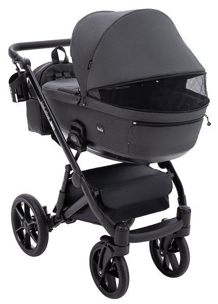 Коляска 2 в 1 Bair Kiwi Plus Soft BKP-219 графит 680904 фото