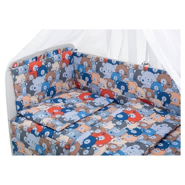 Дитяча постіль Babyroom Gold RG-08 різнокольорові ведмедики 681908 фото