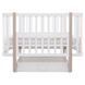 Кровать Babyroom Луна LU-3 маятник, ящик белый / капучино 681896 фото 2