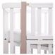 Кровать Babyroom Луна LU-3 маятник, ящик белый / капучино 681896 фото 3