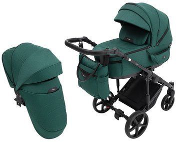 Коляска 2 в 1 Adamex Zico Tip TK-52 темно-зелений 680844 фото