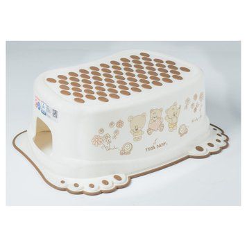 Підніжка Tega TEDDY BEAR Anti slip footstool MS-017-118 white pearl (білий) 681422 фото