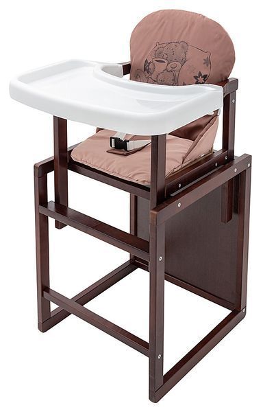 Стульчик-трансформер Babyroom Винни-220 тонированный шоколад / капучино (мишка с чашкой) 680563 фото
