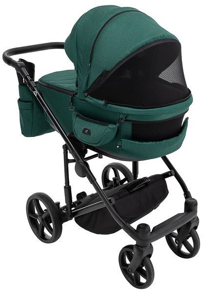 Коляска 2 в 1 Adamex Zico Tip TK-52 темно-зелений 680844 фото