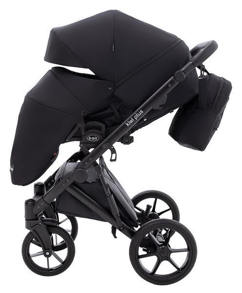 Коляска 2 в 1 Bair Kiwi Plus Soft BKP-452 черный 680905 фото