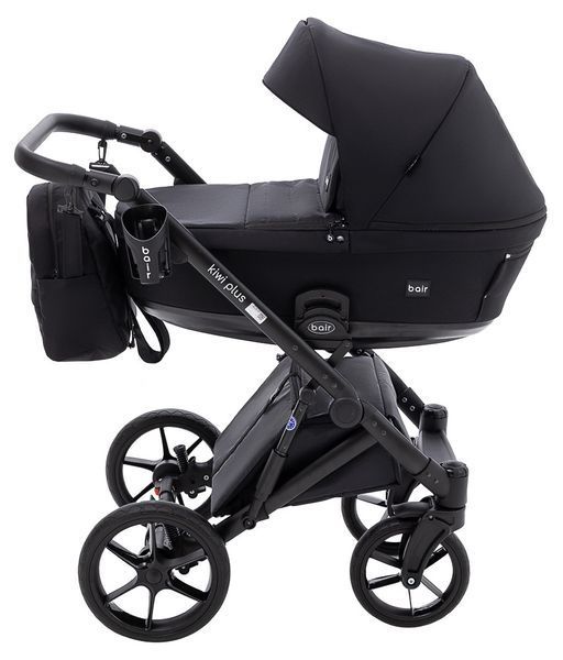 Коляска 2 в 1 Bair Kiwi Plus Soft BKP-452 черный 680905 фото