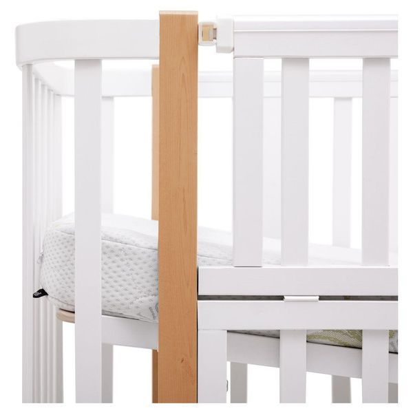 Кровать Babyroom Луна LU-3 маятник, ящик белый/натуральный 681897 фото