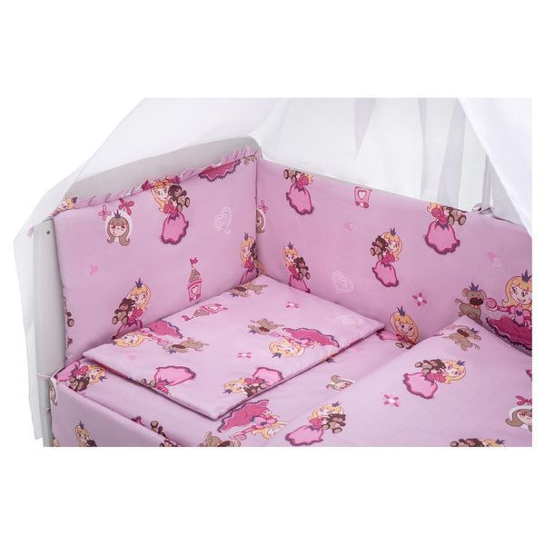 Дитяча постіль Babyroom Gold RG-08 рожевий (принцеса з собачкою) 681910 фото