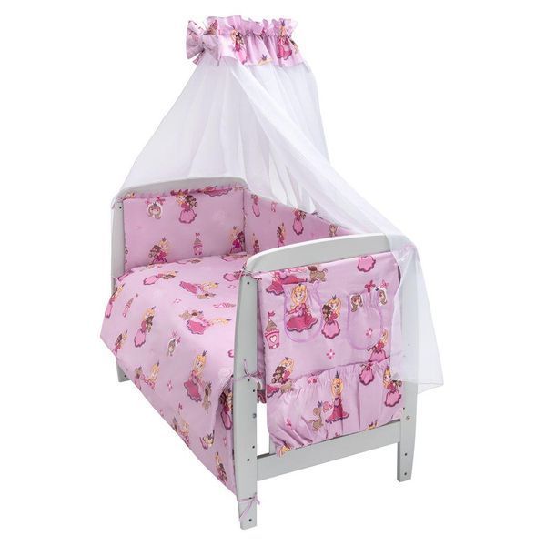 Дитяча постіль Babyroom Gold RG-08 рожевий (принцеса з собачкою) 681910 фото