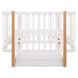 Кровать Babyroom Луна LU-3 маятник, ящик белый/натуральный 681897 фото 1