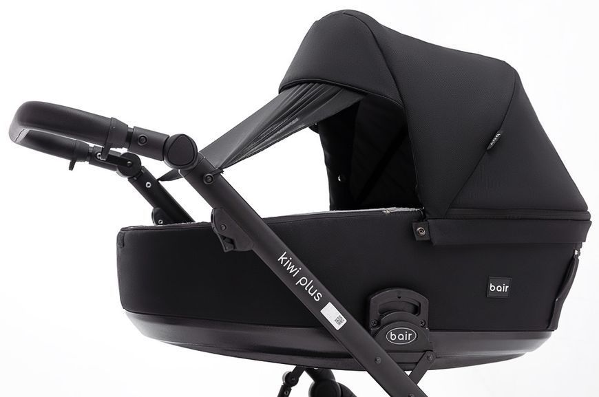 Коляска 2 в 1 Bair Kiwi Plus Soft BKP-452 черный 680905 фото