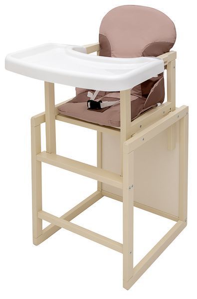 Стульчик-трансформер Babyroom Пони-260 слоновая кость капучино / шоколад 680991 фото