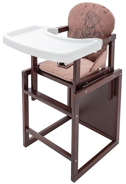Стільчик-трансформер Babyroom Вінні-220 тонований шоколад / капучино (ведмедик з серцем) 680564 фото