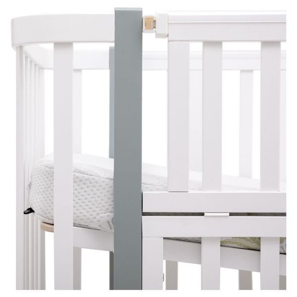 Кровать Babyroom Луна LU-3 маятник, ящик белый/серый 681898 фото