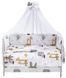 Дитяча постіль Babyroom Gold RG-08 білий (сафарі) 681902 фото 1