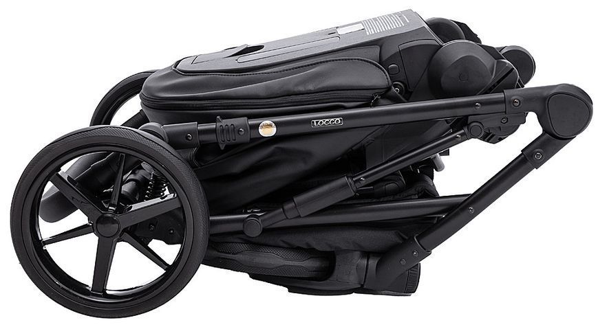 Коляска 2 в 1 Adamex Locco Eco SA-2 чорний 681026 фото