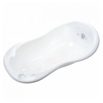 Ванна 100 см з пробкою і антиковзаючим килимком Maltex Bear Bathtub 100 cm with plug and anti-slip mat 2138_60 white (білий) 681198 фото