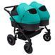 Коляска 2 в 1 для двойни Bair Sorento DUO BS-01 бирюзовый / графит 681661 фото 6
