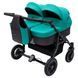 Коляска 2 в 1 для двойни Bair Sorento DUO BS-01 бирюзовый / графит 681661 фото 3