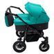 Коляска 2 в 1 для двойни Bair Sorento DUO BS-01 бирюзовый / графит 681661 фото 4