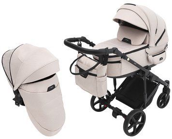 Коляска 2 в 1 Adamex Zico Tip TK-20 бежевый 680841 фото