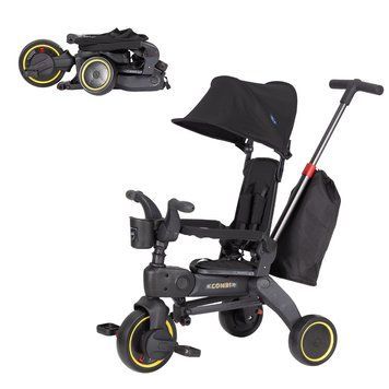 Велосипед триколісний TILLY COMBI T-392 BLACK /1/ 109121 фото